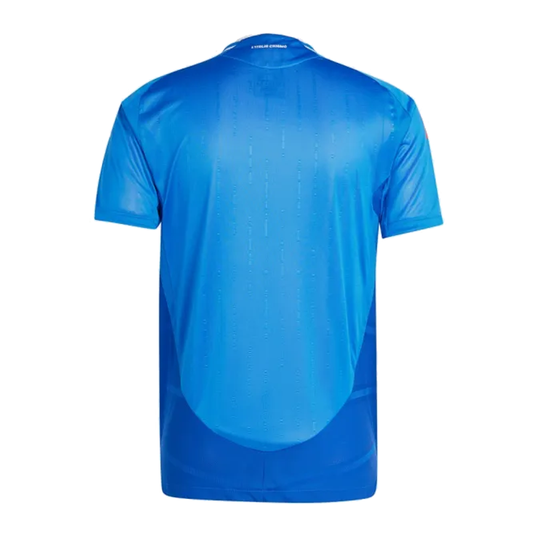 adidas Italy 24 Home Authentic Soccer Jersey Asia Sizing 'Blue' IN0658