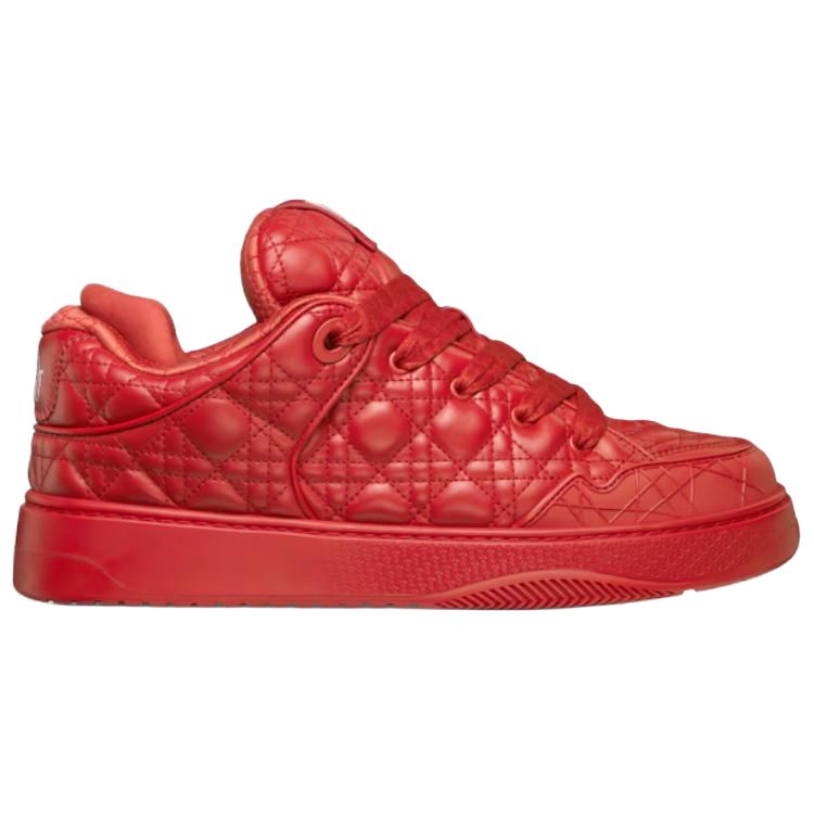 DIOR B9S Puffy Skateboard Shoes Low Top Skateboard Shoes Men's Red