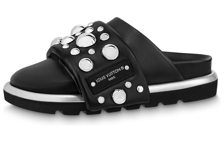 Yayoi Kusama x LOUIS VUITTON Pillow Slide Slippers Women's Black