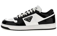 PRADA Downtown Anti Slip Wear Resistant Low Top Skateboard Shoes Men's Black White