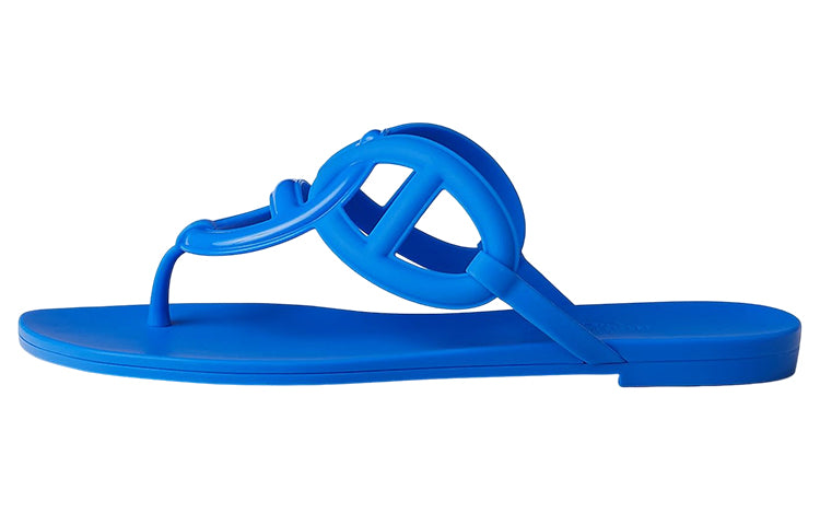 HERMES Egerie Odor Resistant Flip Flops Women's Blue