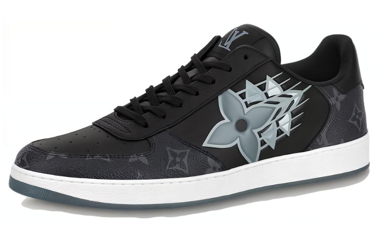 LOUIS VUITTON Low-Top Skateboard Shoes Men's Black