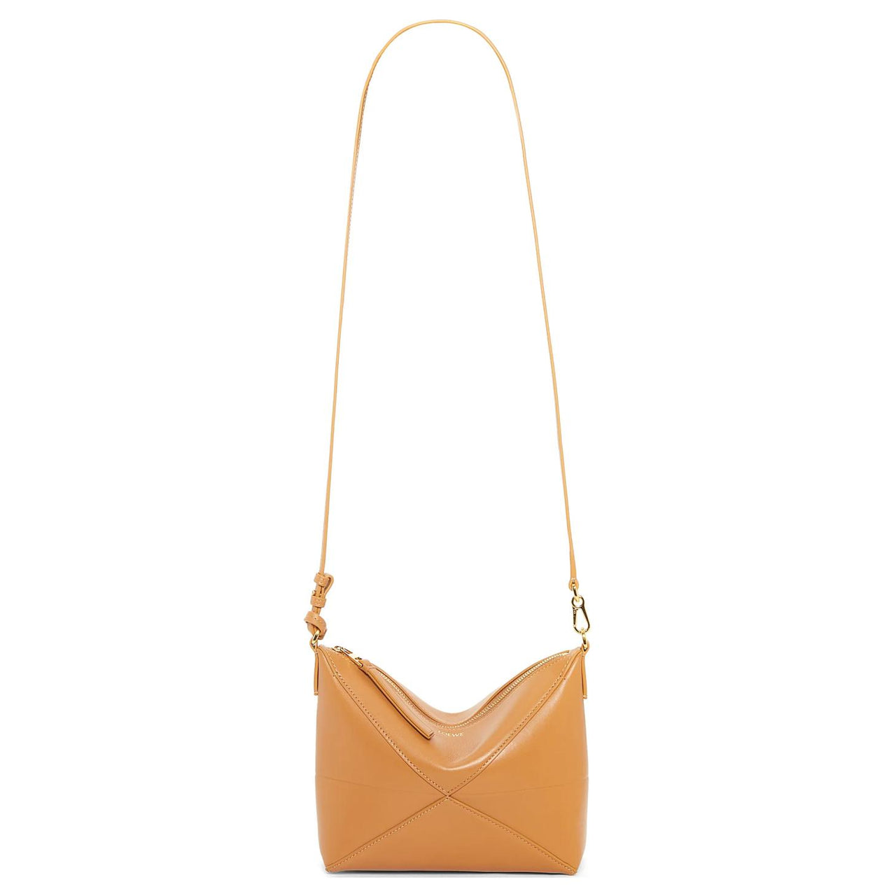 LOEWE Cow Leather Crossbody Handheld Shoulder Bags Women's Brown