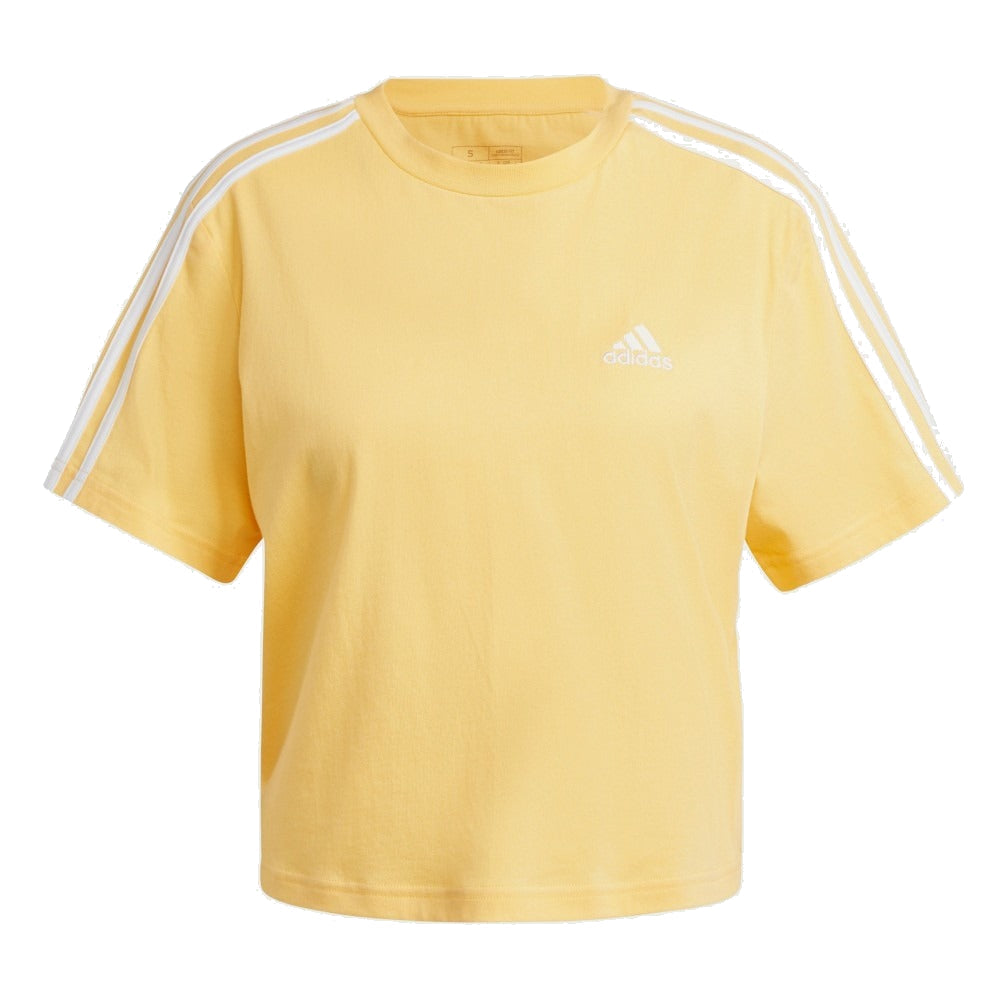(WMNS) adidas Essential T-Shirt 'Yellow White' IS1575