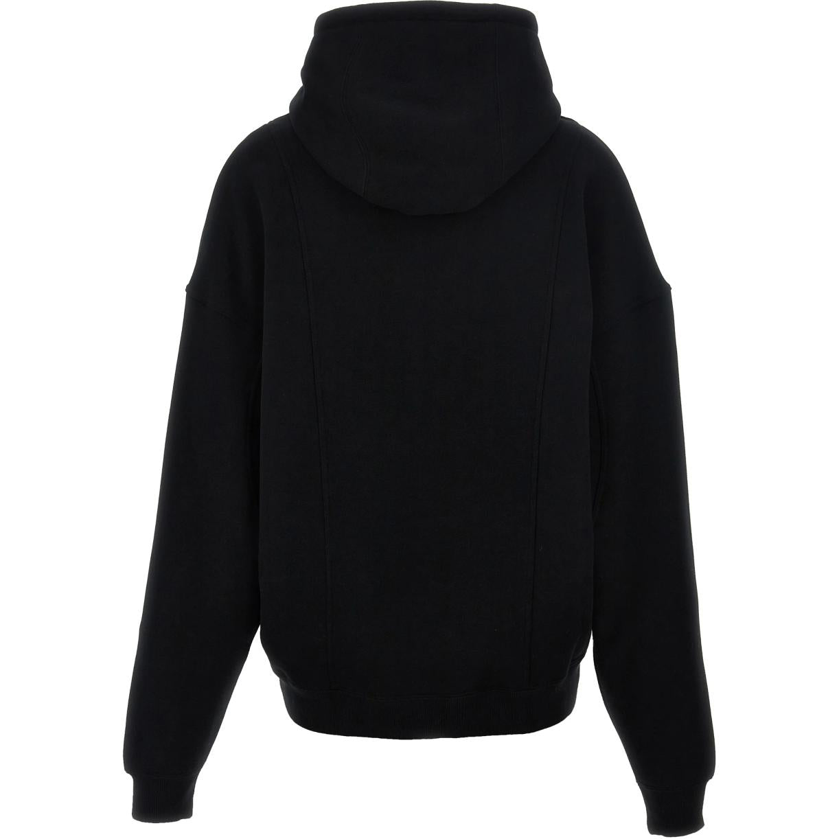SAINT LAURENT Zip Detailed Long Sleeved Hoodie
