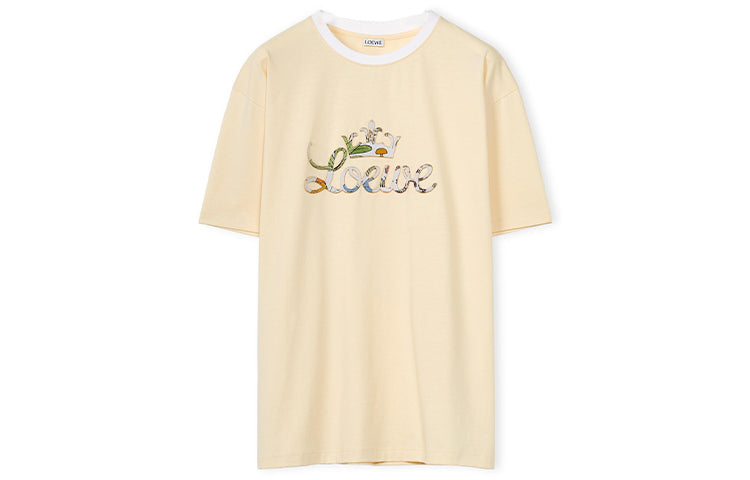 LOEWE T Shirt 'Ecru'