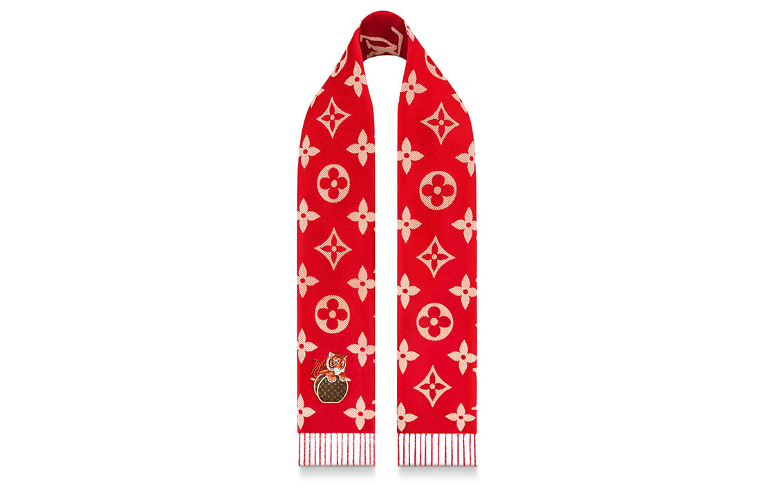 LOUIS VUITTON Precious Tiger Simply Scarf