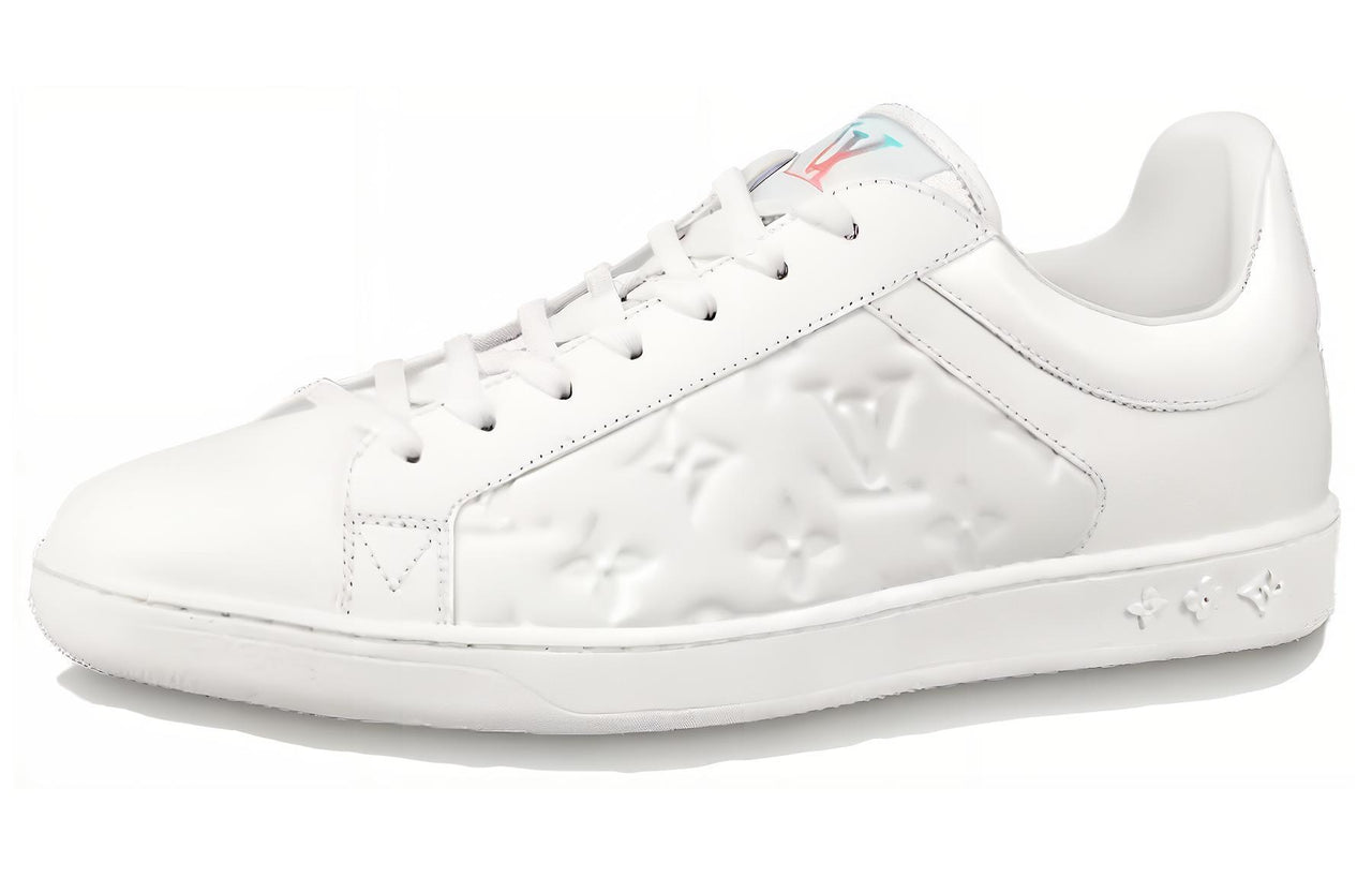 LOUIS VUITTON Luxembourg Sneakers 'White Monogram with Colorful Logo' 1A8J0W
