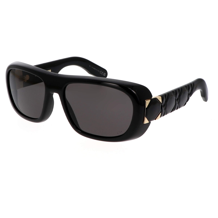 DIOR Acetate Rectangular Sunglasses Women's Black