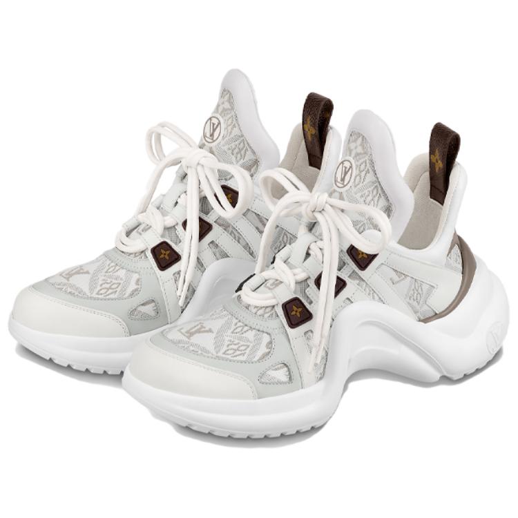 LOUIS VUITTON Archlight 1.0 Sneakers 'Beige With Monogram' Women's