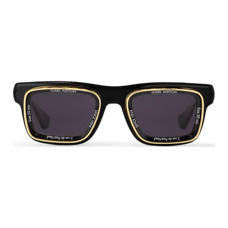 LOUIS VUITTON Lv Super Vision Square Sunglasses