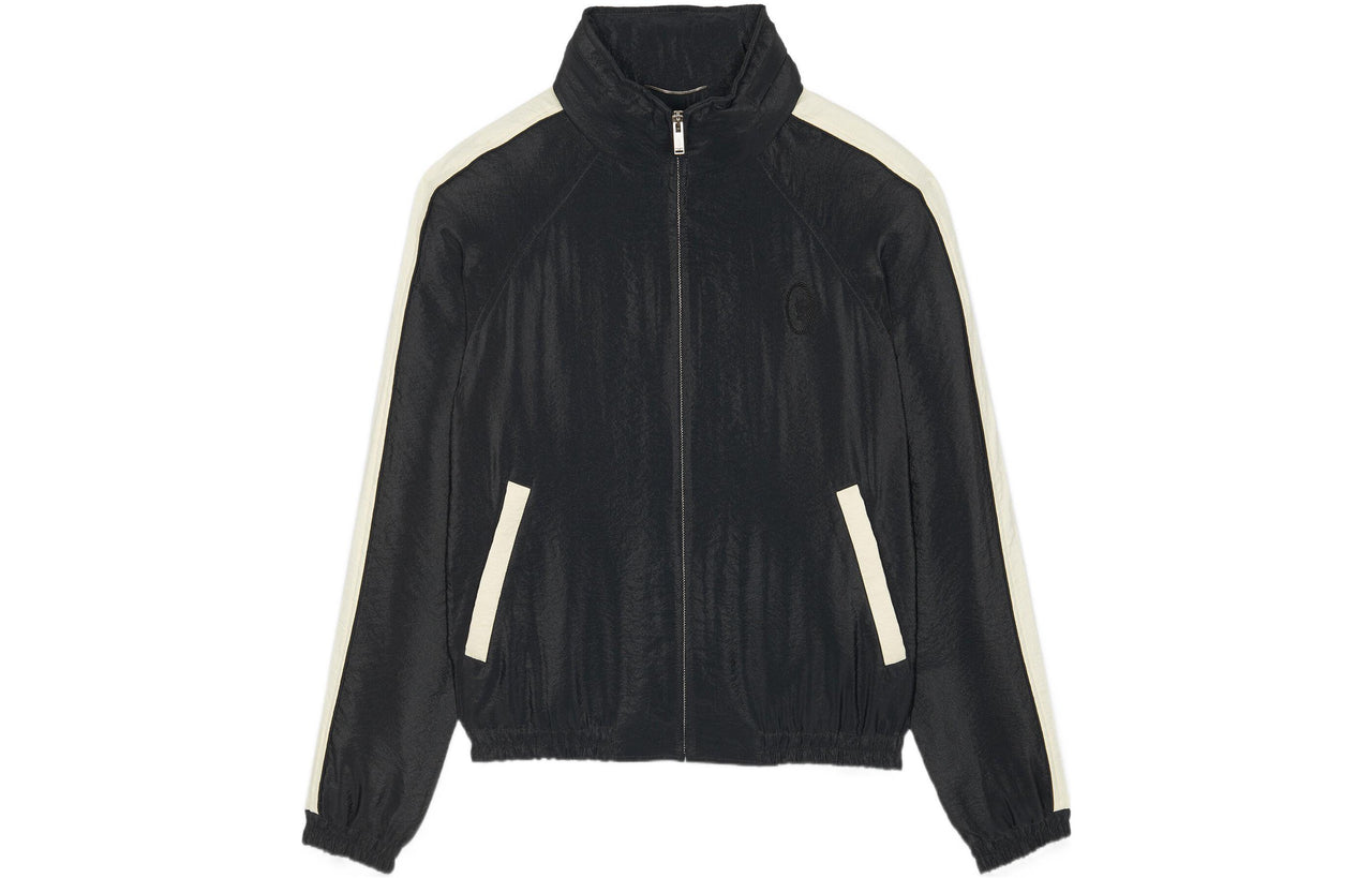 SAINT LAURENT Monogram Zip Up Jacket