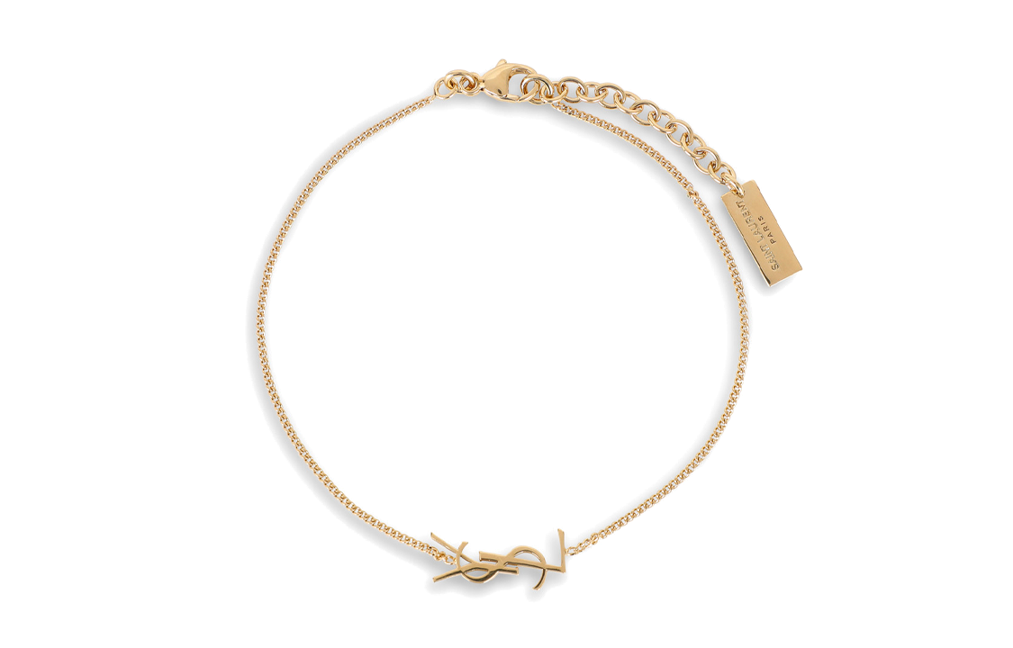 SAINT LAURENT Brass Bracelets Women's Gold