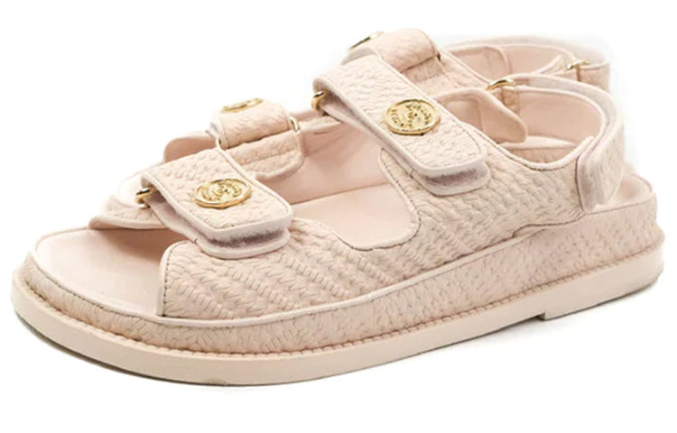 CHANEL Stylish Sandal Women's Light Pink