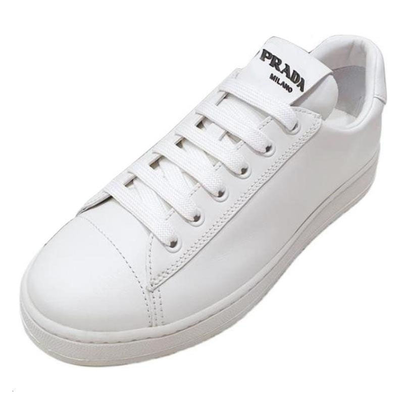 PRADA Low Top Skateboard Shoes Unisex White