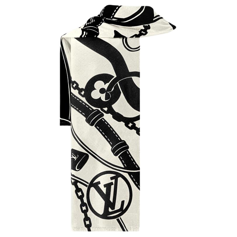 LOUIS VUITTON Lv Straps Stole