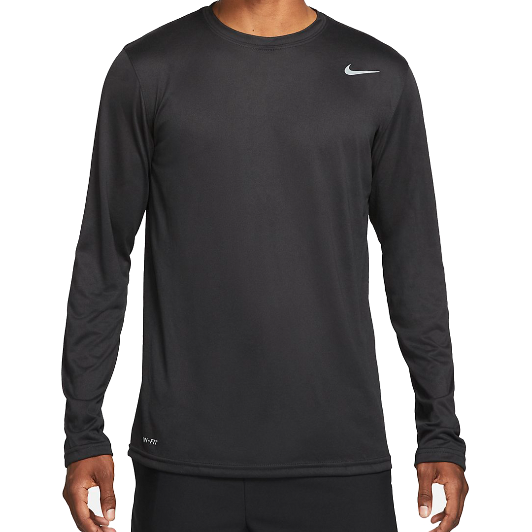 Nike Team Legend Long Sleeve Training Tee 'Black' 727980-010
