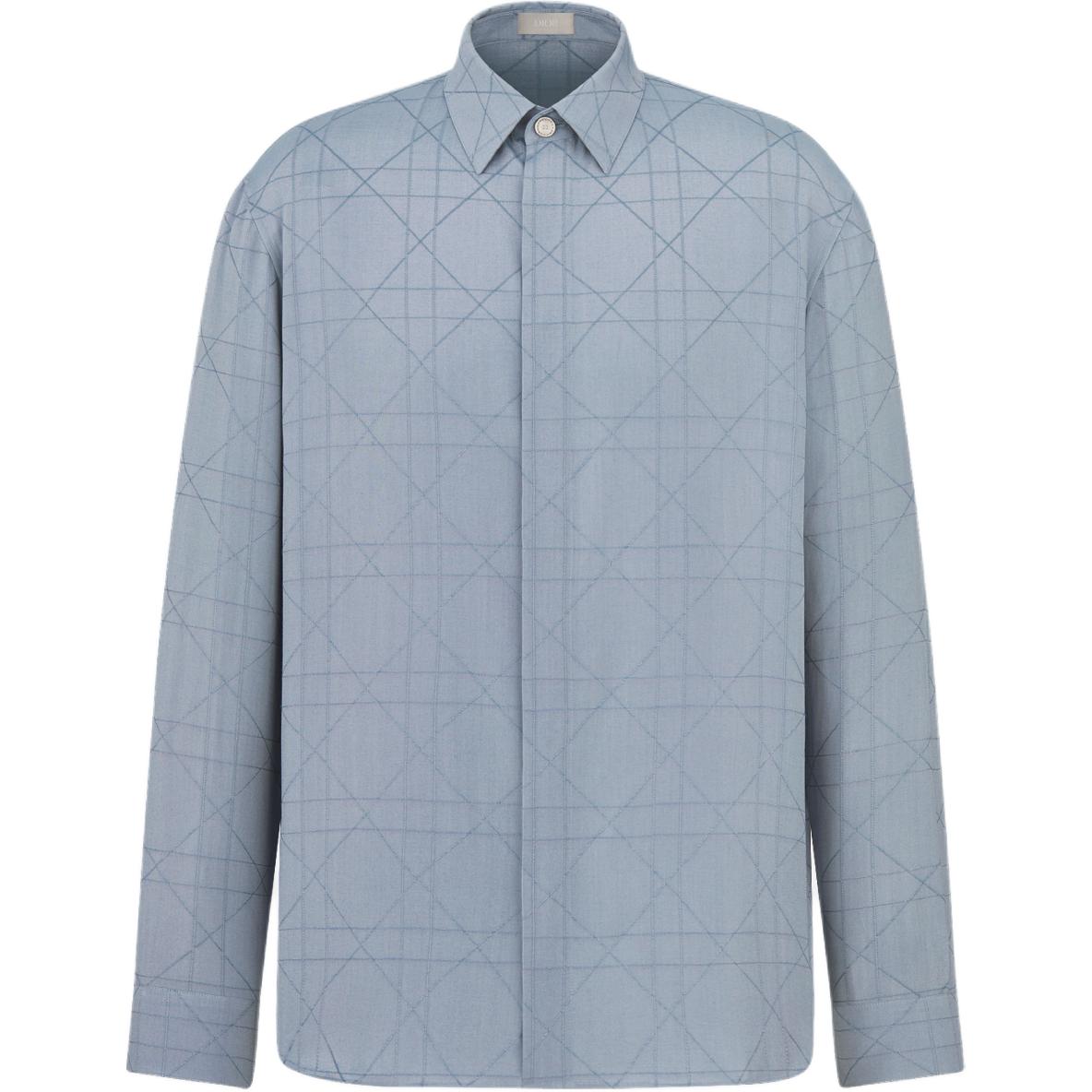 DIOR Shirts Men Blue