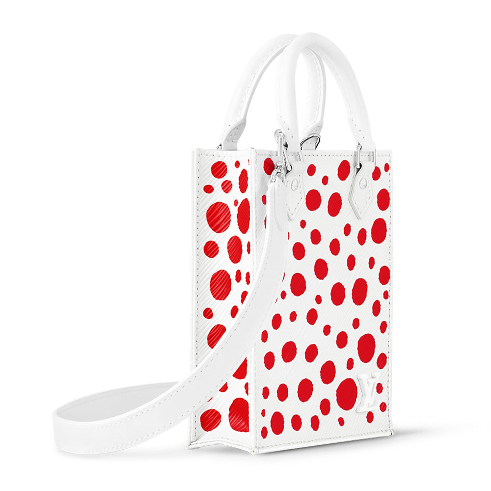 Yayoi Kusama X LOUIS VUITTON Petit Sac Plat Handbags