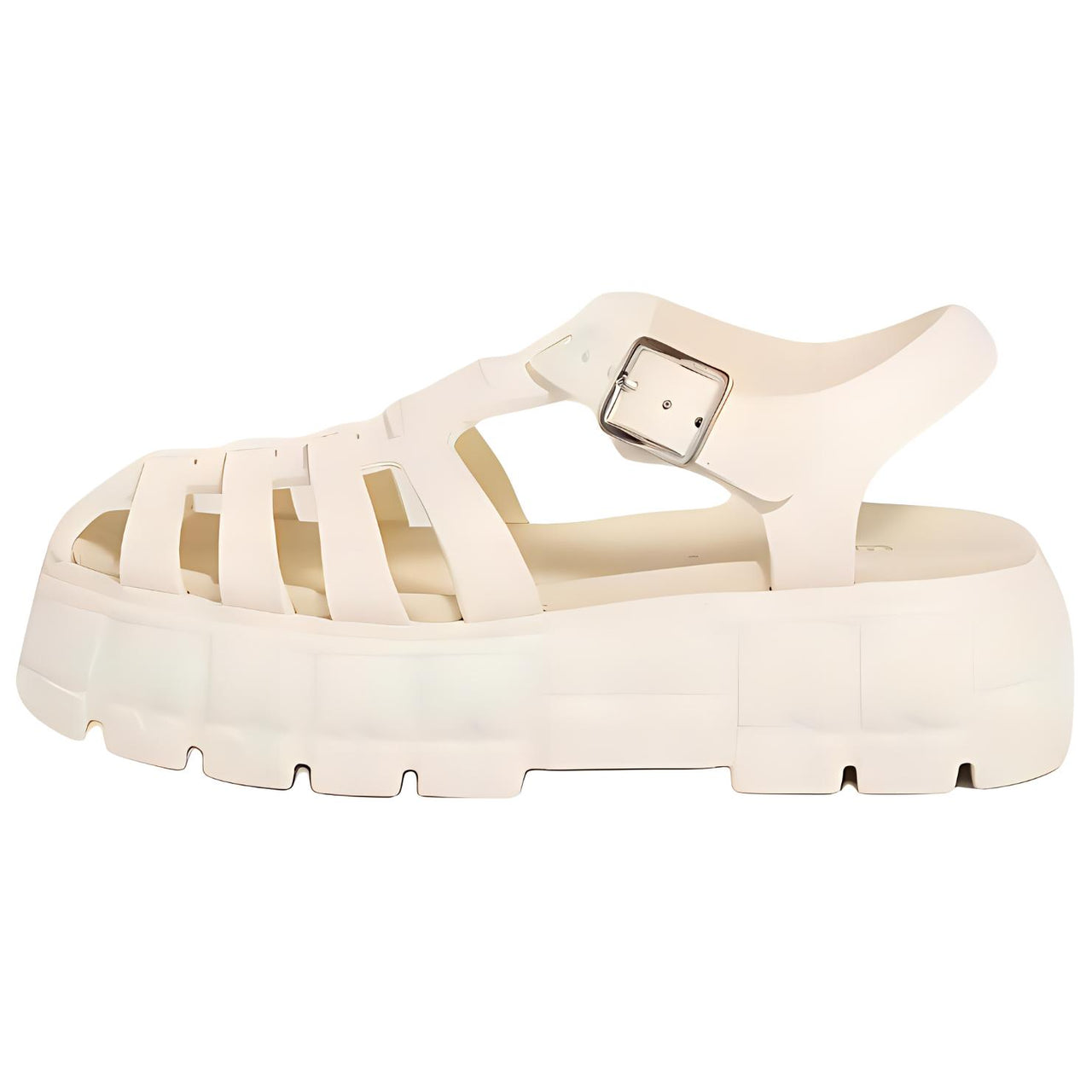 MIU MIU Roman Sandals Women's White