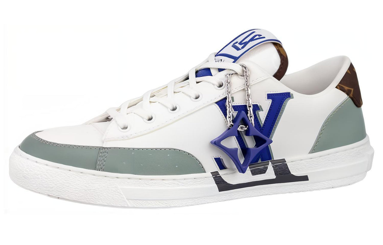 LOUIS VUITTON Charlie Sneakers 'White Green Blue'