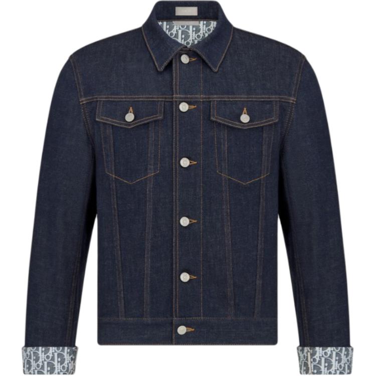 DIOR SS24 Denim Jacket Men's Blue