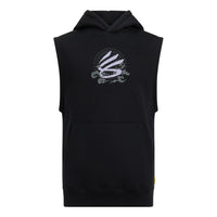 Under Armour Curry Tour Sleeveless Hoodie 'Black' 6001841-001