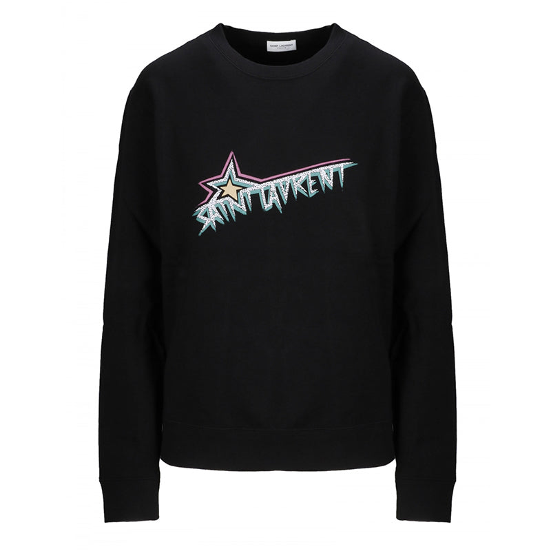 SAINT LAURENT Sweatshirts Women's Black