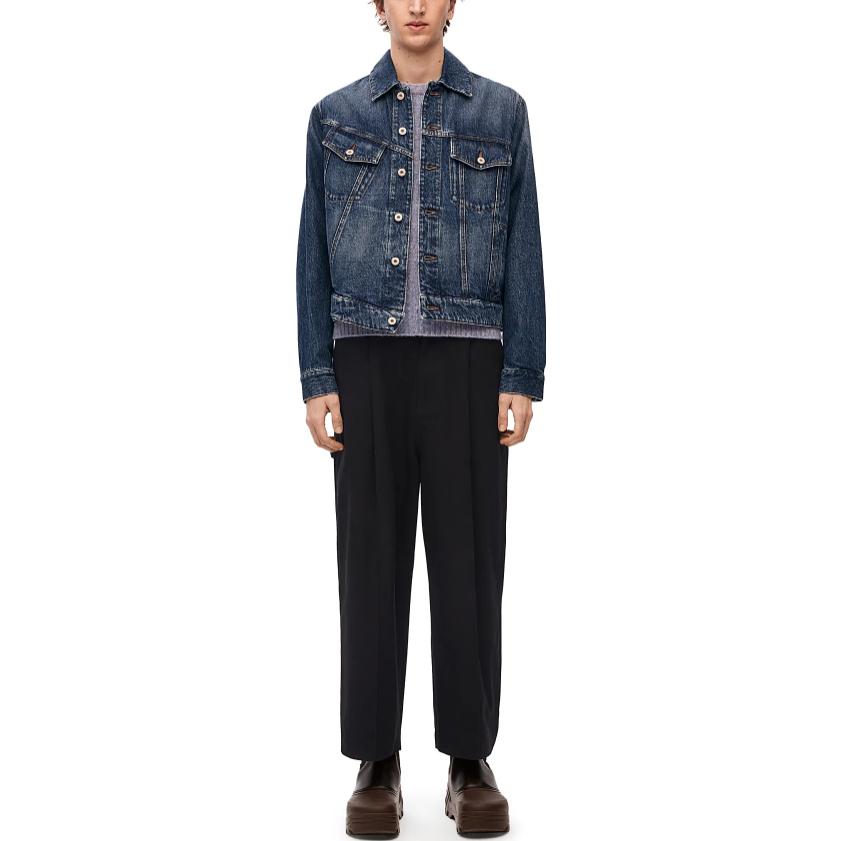 LOEWE Denim Jackets Men Blue