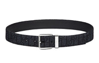 DIOR Cow Leather Belts Unisex Black Width 3.5cm