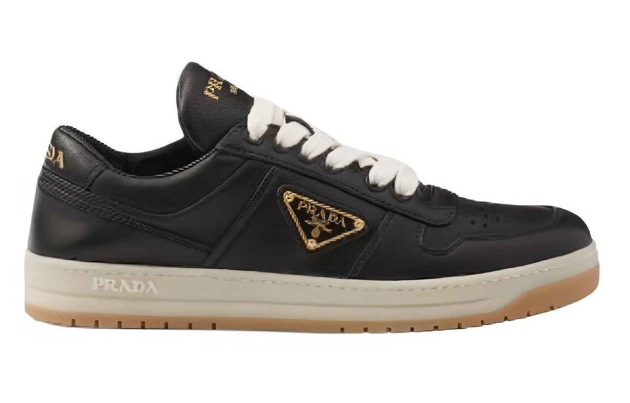 PRADA Downtown Leather Sneakers