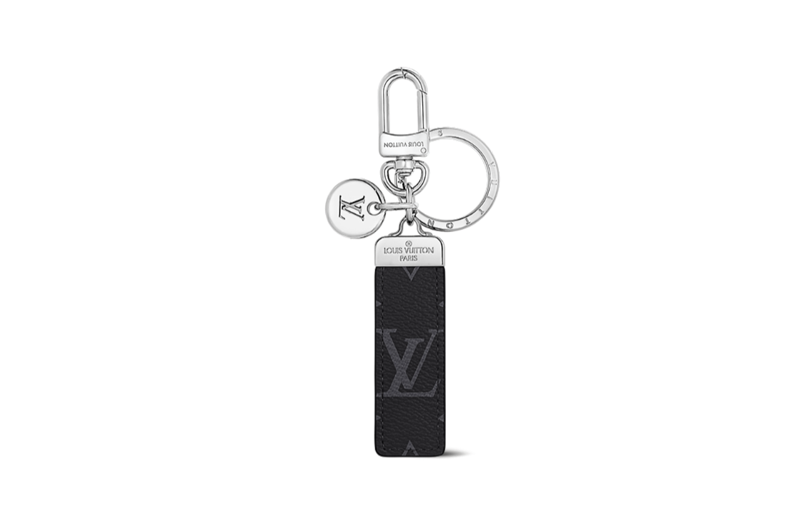 LOUIS VUITTON Metal Keychains Men's Black