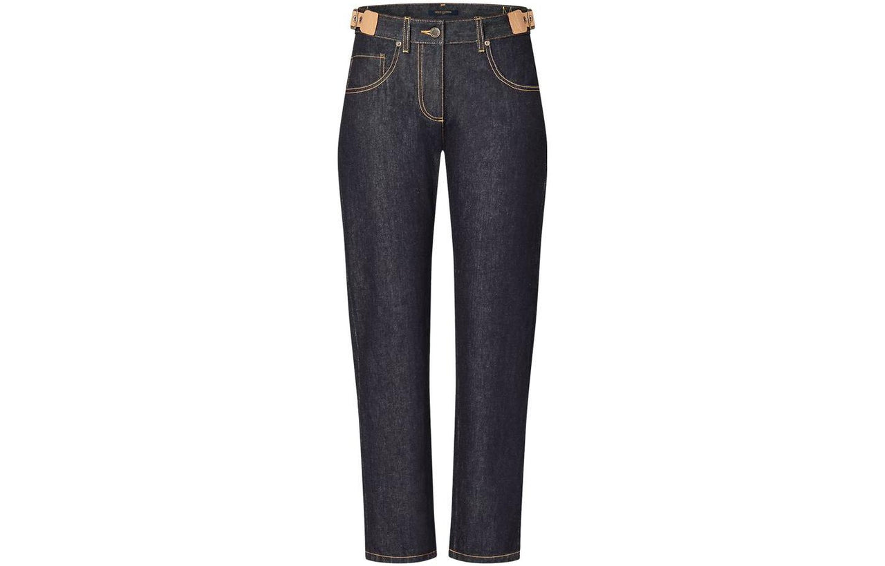 LOUIS VUITTON Eyelet Tab Jeans