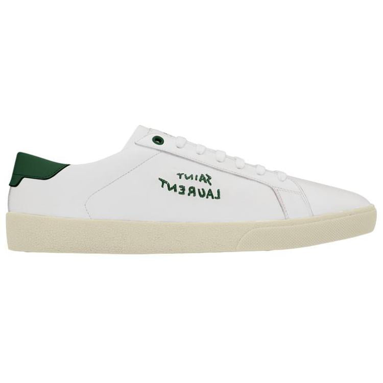 SAINT LAURENT Signa Round Toe Lace Up Sneakers