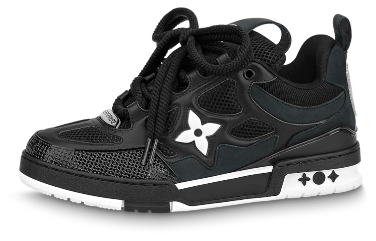LOUIS VUITTON LV Skate Sneaker Black Black White