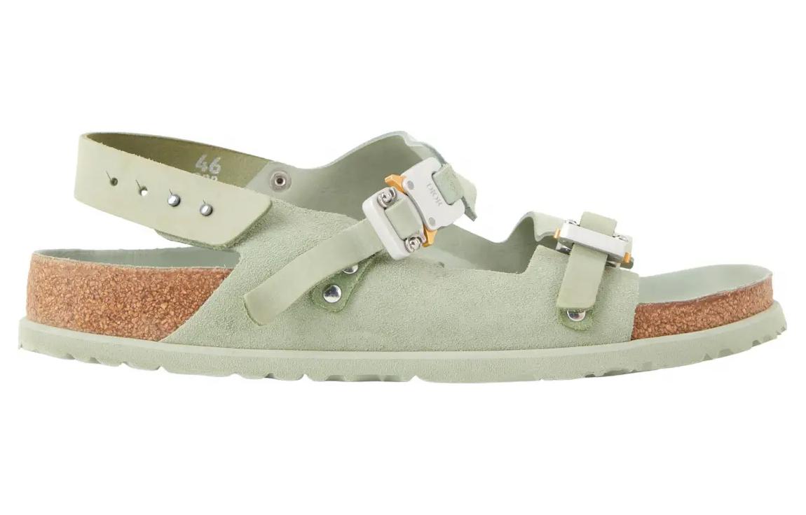 DIOR By Birkenstock Sandale Milano Pastel Green Nubuck Calfskin