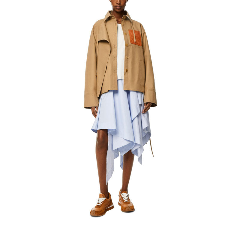LOEWE Parka Coats Women's Caramel