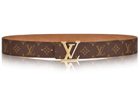 LOUIS VUITTON Belt Initiales Monogram 1.5W