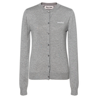 MIU MIU Knitwear Women's Gray Green