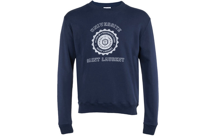 SAINT LAURENT Sweatshirt Men's Navy Blue