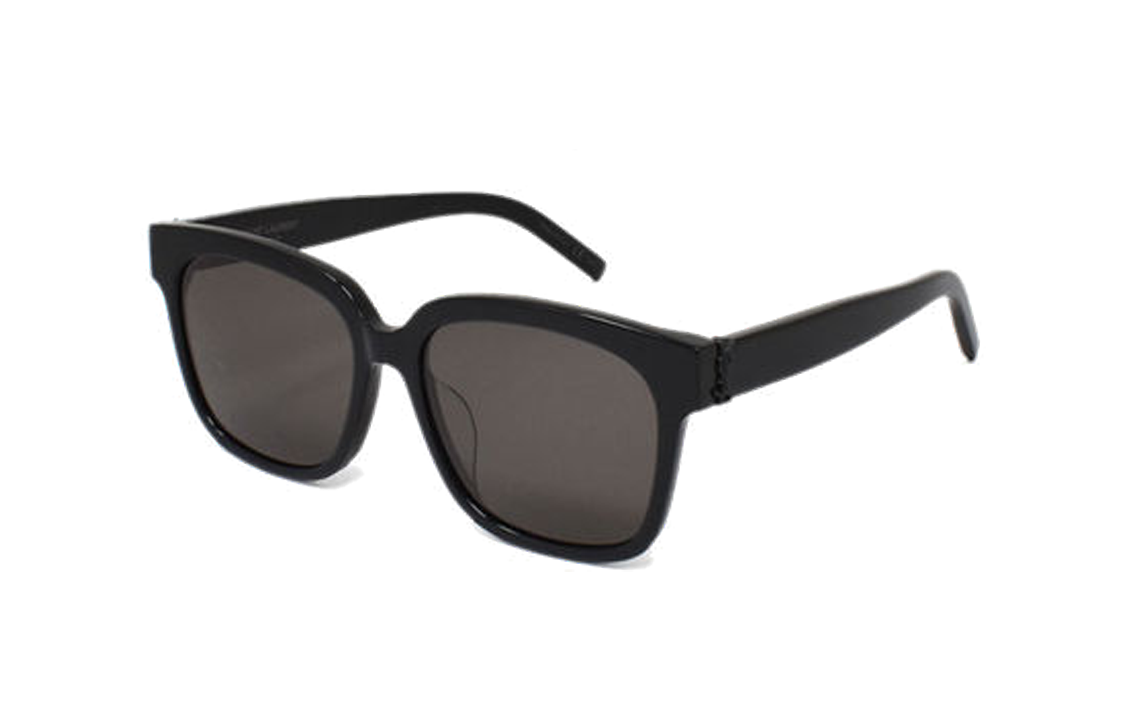 SAINT LAURENT Plastic Square Sunglasses Unisex Black