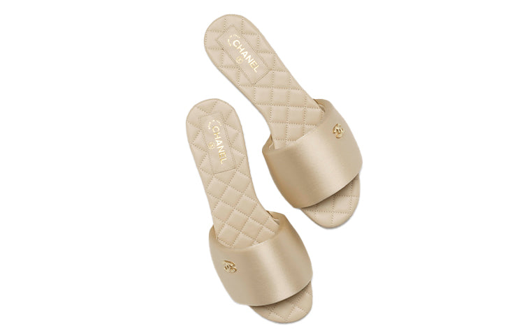CHANEL Stylish Sandal Women's Light Umber