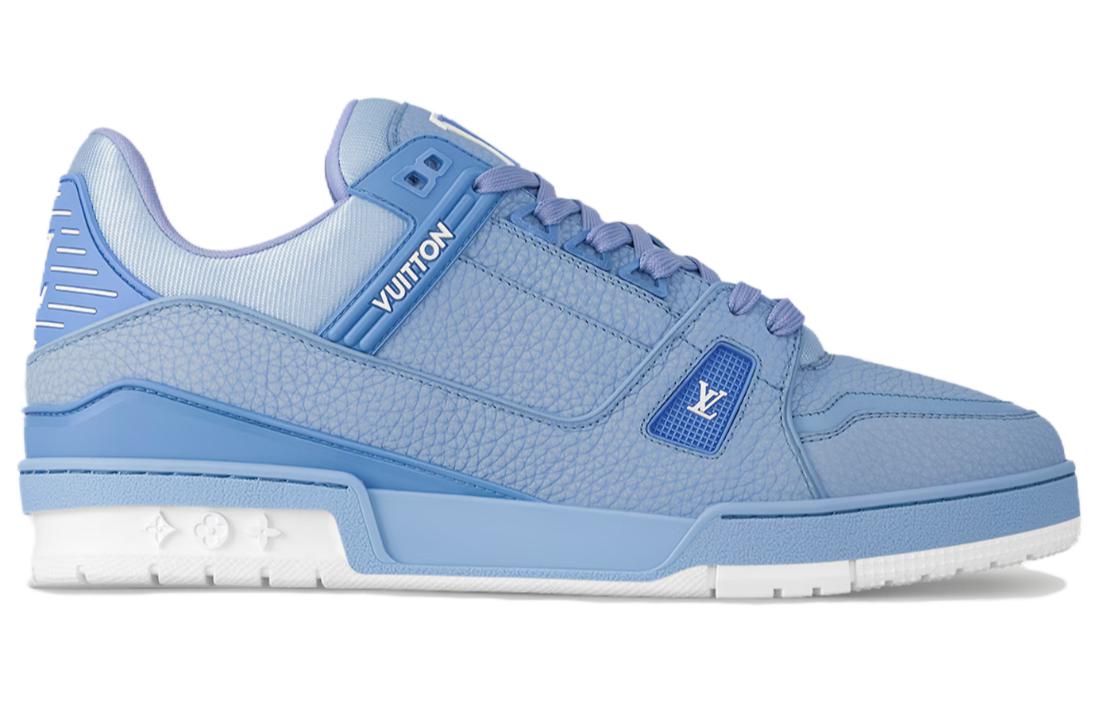 LOUIS VUITTON LV Trainer Light Blue White