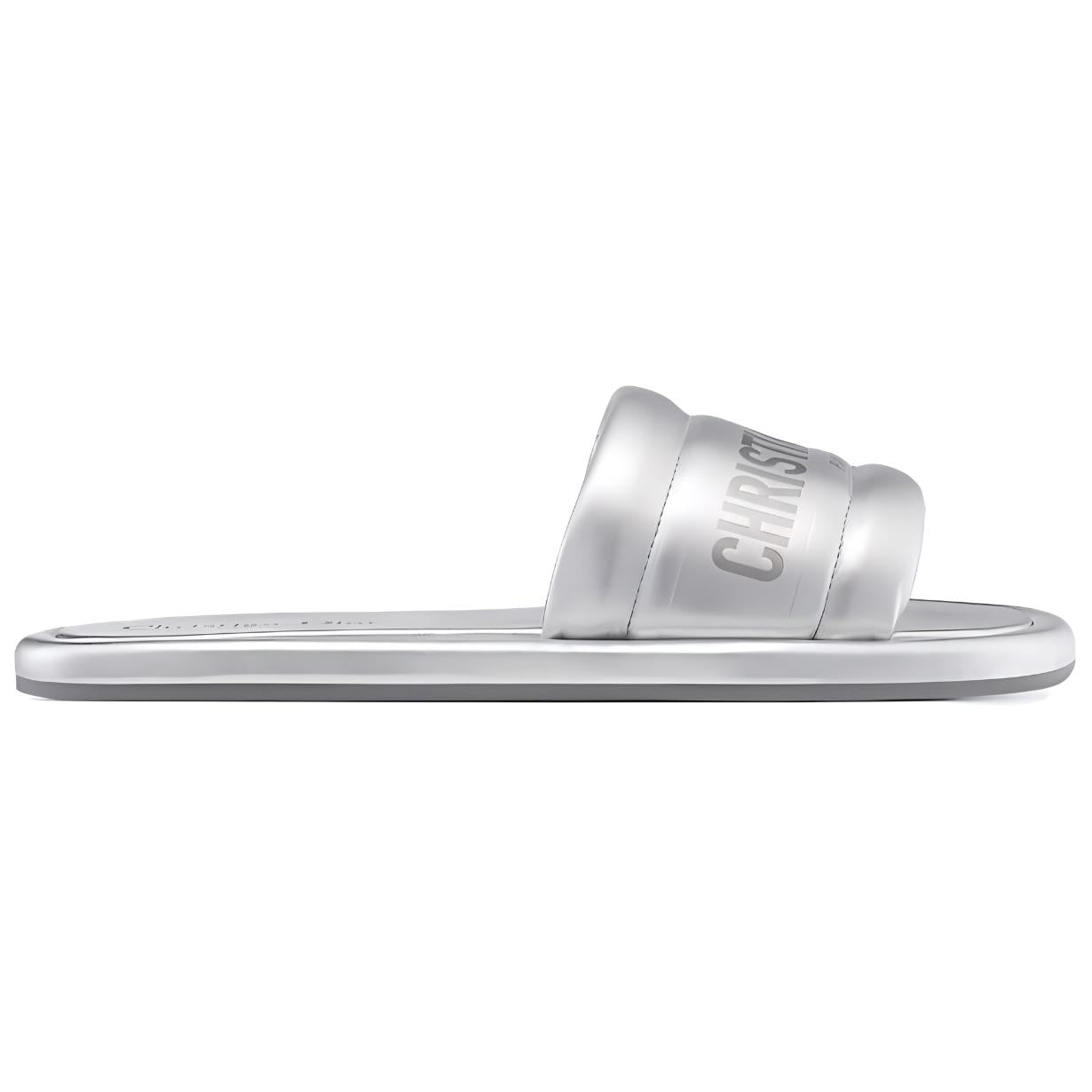 DIOR Every D Slide Slippers Women's Silver