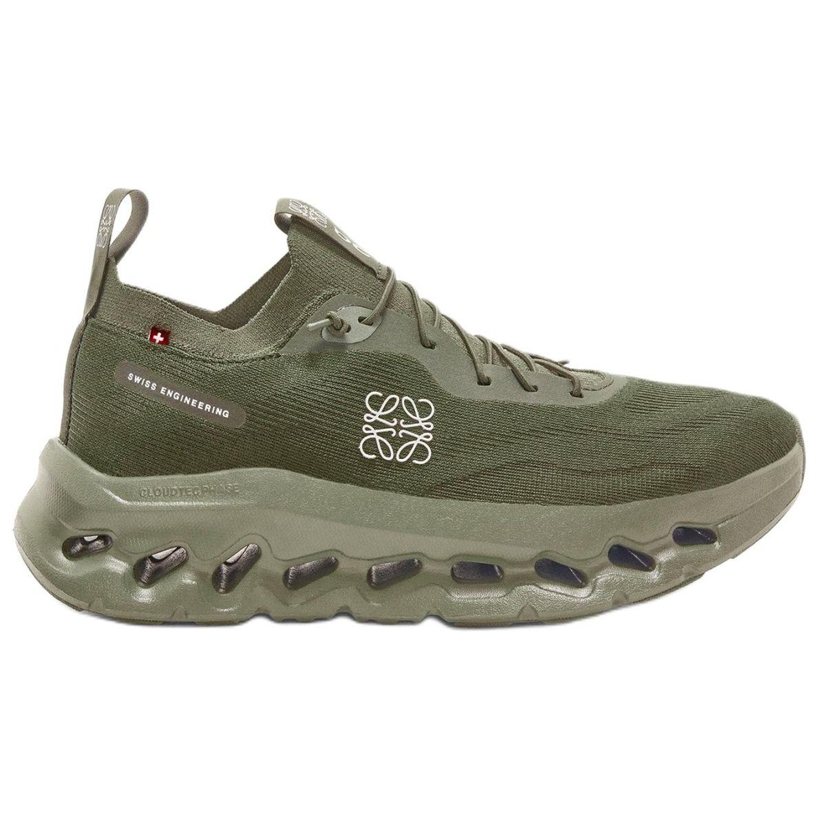 On x LOEWE Cloudtilt Low Top Casual Shoes Women's Army Green