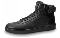 LOUIS VUITTON Rivoli High Top Stylish Skateboarding Shoes Men's Black
