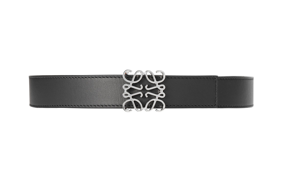 LOEWE Reversible Anagram Belt In Smooth Calfskin