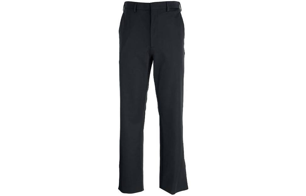 PRADA Logo Plaque Cropped Tailored Trousers