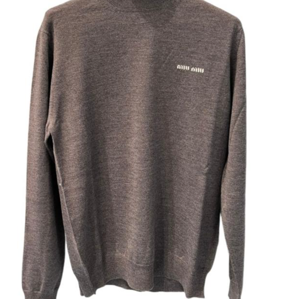 MIU MIU SS24 Knitwear Women's Slate Gray