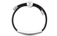 LOUIS VUITTON Brass Bracelets Men's Black